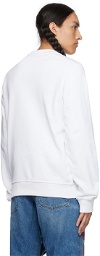 Diesel White S-Ginn-D Sweatshirt