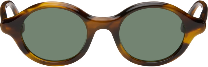 Photo: LOEWE Brown Epsilon Slim Sunglasses