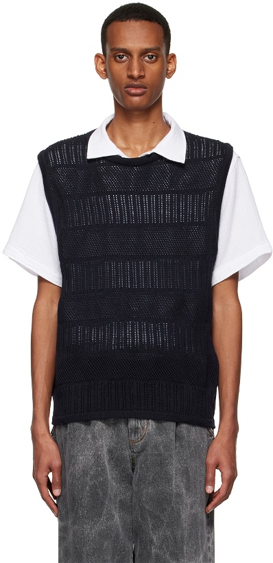Photo: mfpen Navy Organic Cotton Vest