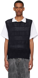 mfpen Navy Organic Cotton Vest