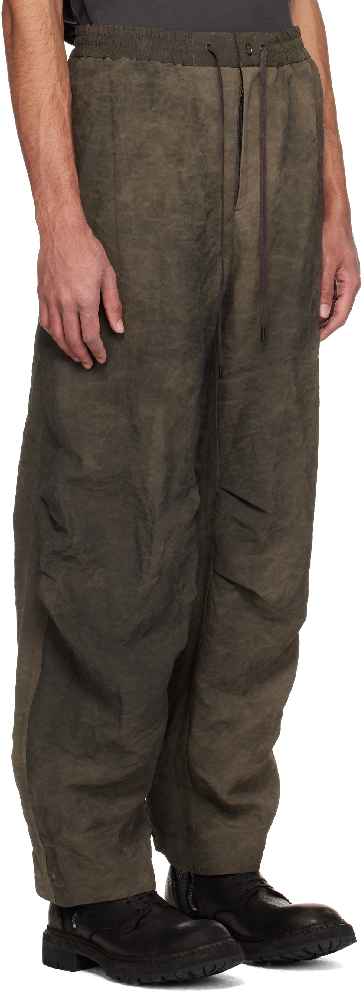 DEVOA Gray Baggy Trousers