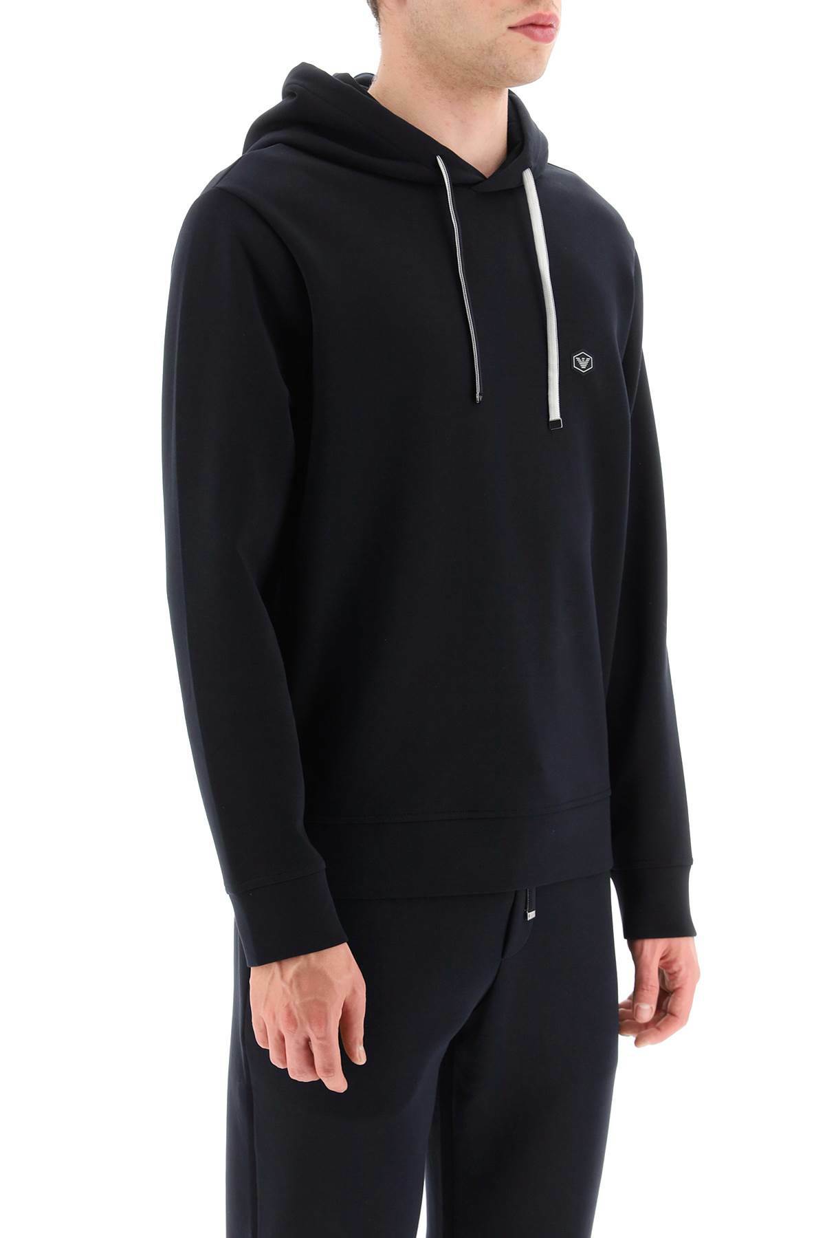 Emporio Armani Double Jersey Hoodie Emporio Armani
