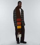 Marni - Striped alpaca wool and wool-blend scarf