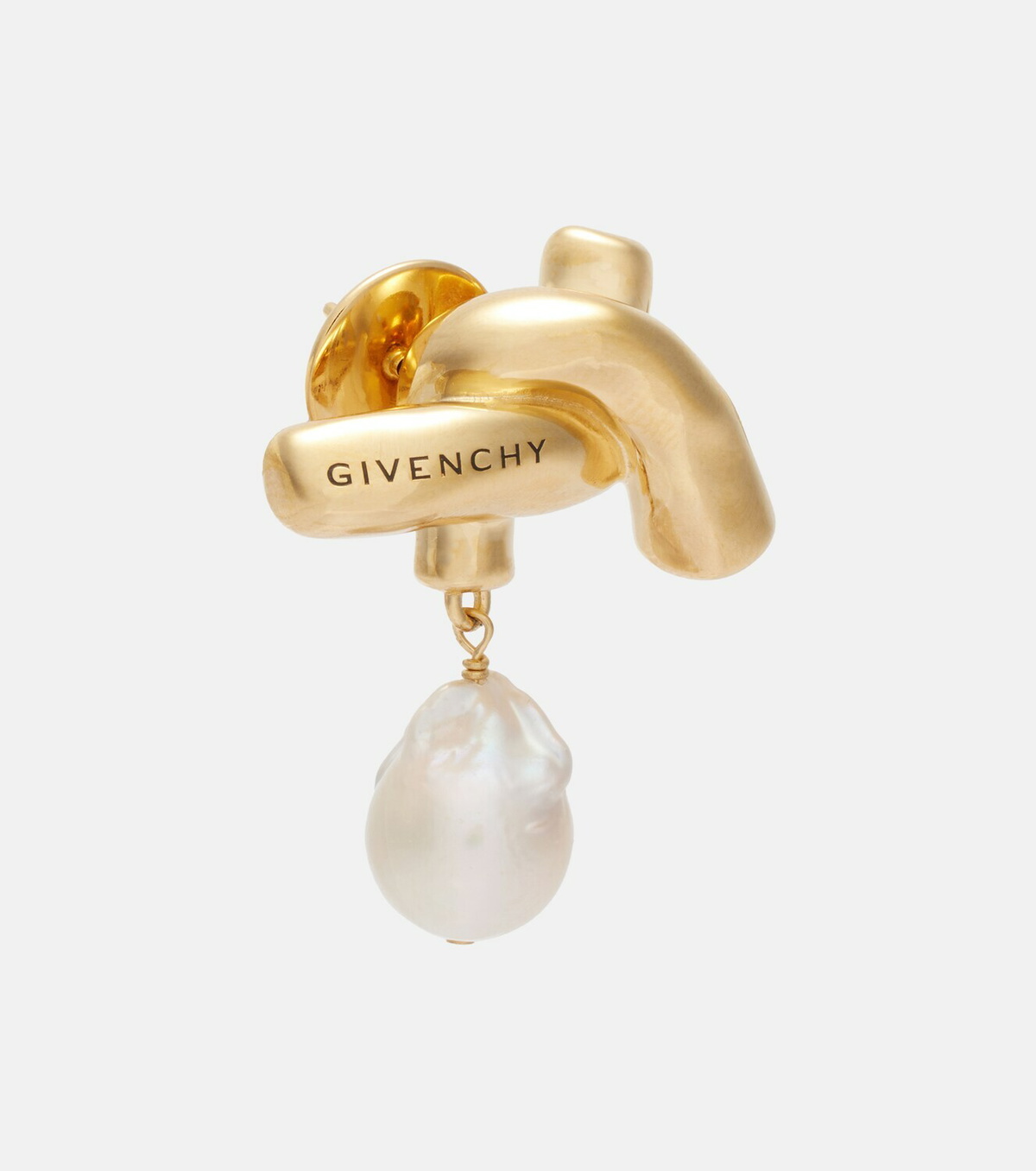 Givenchy Chain Link pearl-embellished earrings