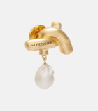 Givenchy Chain Link pearl-embellished earrings