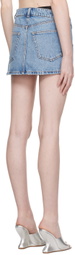 Alexander Wang Blue Bikini Layer Miniskirt