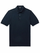 Kiton - Cotton Polo Shirt - Blue