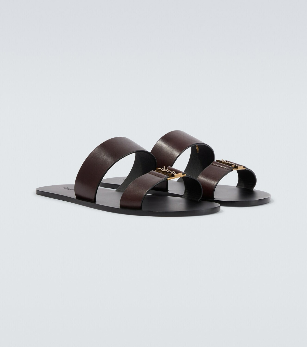 Saint Laurent Babylone leather sandals