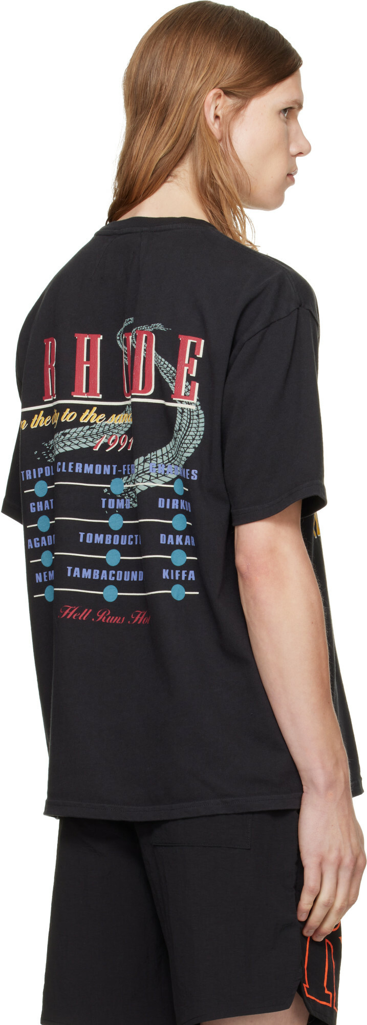 Rhude Black 'The Desert Decides' T-shirt
