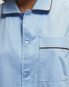 Hay Outline Pyjama S/S Shirt Blue - Mens - Sleep  & Loungewear