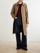 Polo Ralph Lauren - Houndstooth Wool, Silk and Linen-Blend Coat - Neutrals