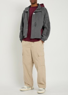 Aape Colour-block Hooded Shell Jacket Grey