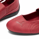 Puma Women's Speedcat Ballet Dress-Up Buckle Ballet in Garnet Glow/Black