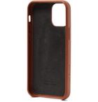 NATIVE UNION - Clic Card Leather iPhone 12 Mini Case - Brown