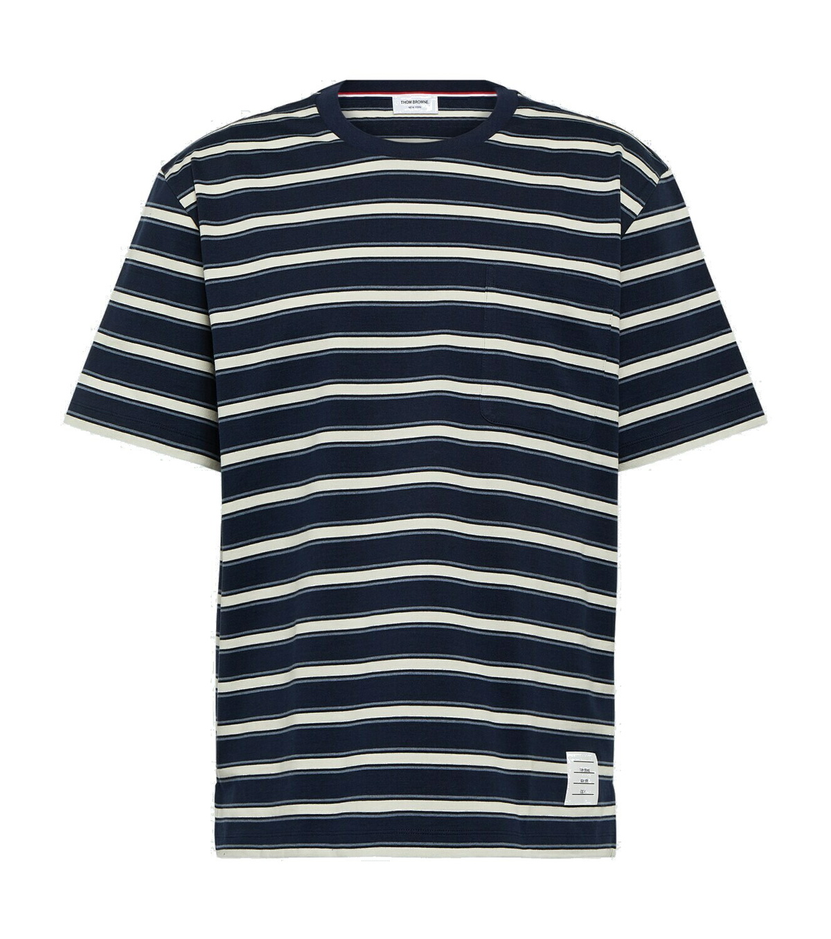 Thom Browne Striped cotton jersey T-shirt Thom Browne