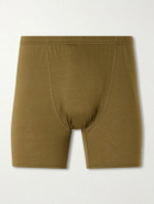 Portal - Drift Merino Wool-Blend Briefs - Green