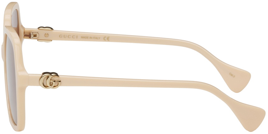 gucci pink oversized sunglasses