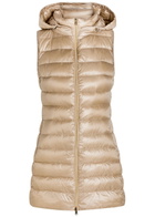 Herno Hooded Shell Gilet Beige