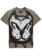 Givenchy - Chito Printed Cotton-Jersey T-Shirt - Green