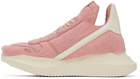 Rick Owens Pink Geo Geth Sneakers