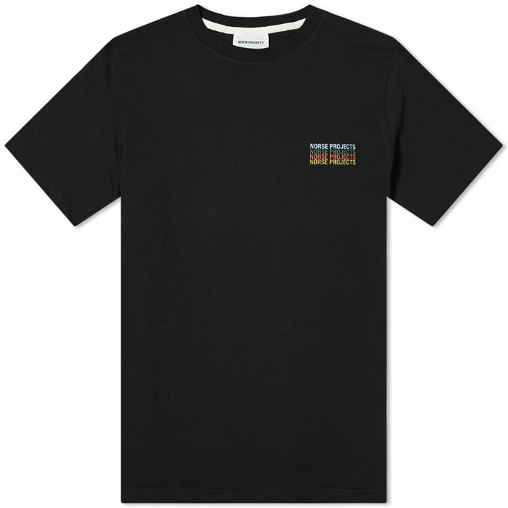 Photo: Norse Projects Men's Niels Repeat Logo T-Shirt in Black