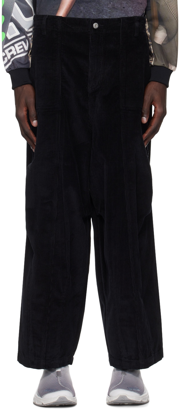 Perks and Mini Black Corduroy Pondering Trousers