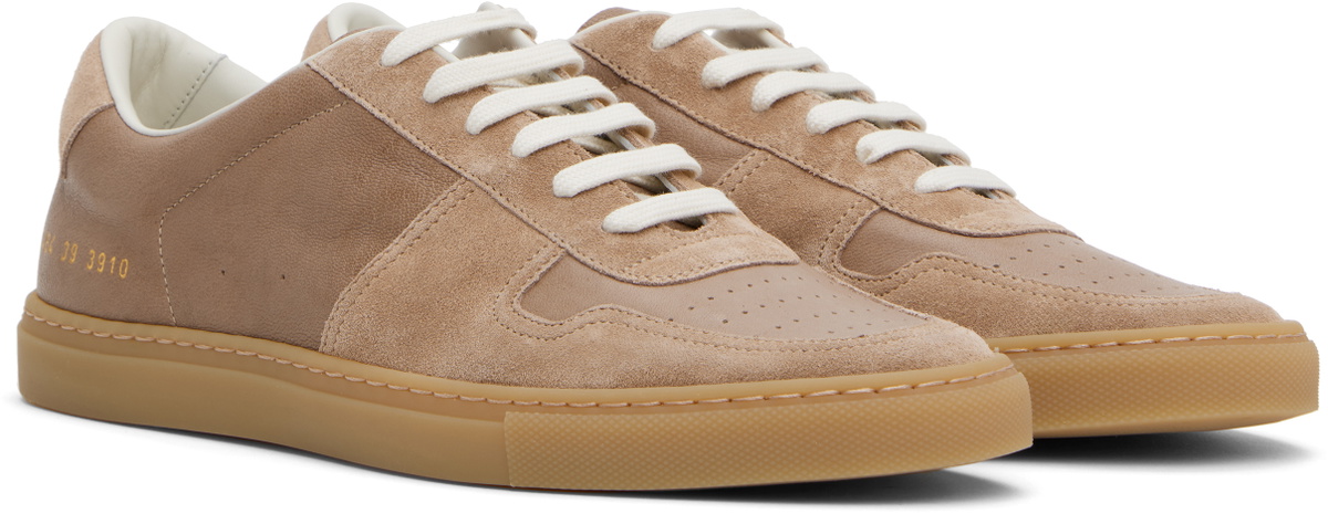 Common Projects Brown BBall Duo Slim Sneakers