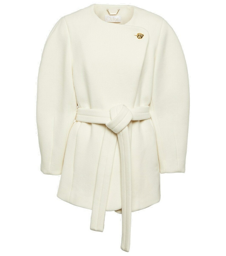 Photo: Chloé Belted wool-blend coat