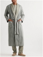 Zimmerli - Heritage Cotton and Wool-Blend Flannel Robe - Gray