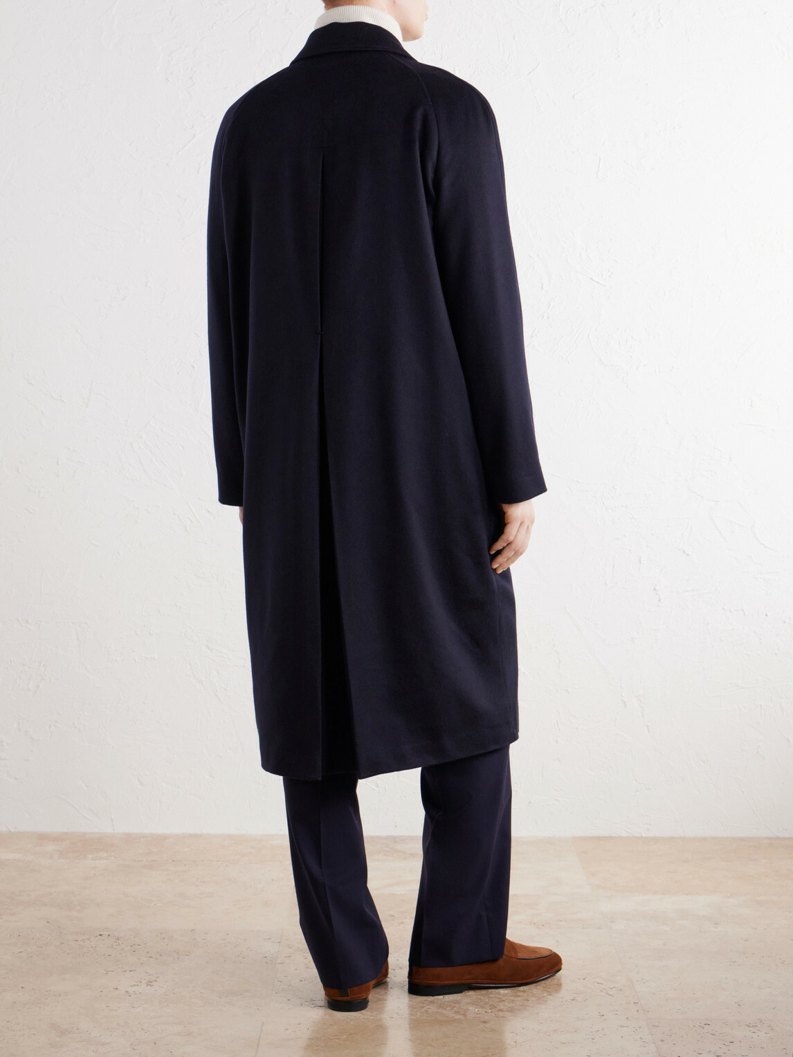 Rubinacci - Cashmere-Felt Coat - Blue