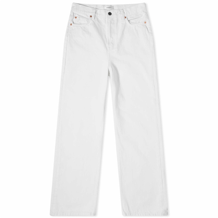 Photo: WARDROBE.NYC Women's Low Rise Jeans in White