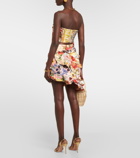 Zimmermann - Wonderland linen and silk miniskirt