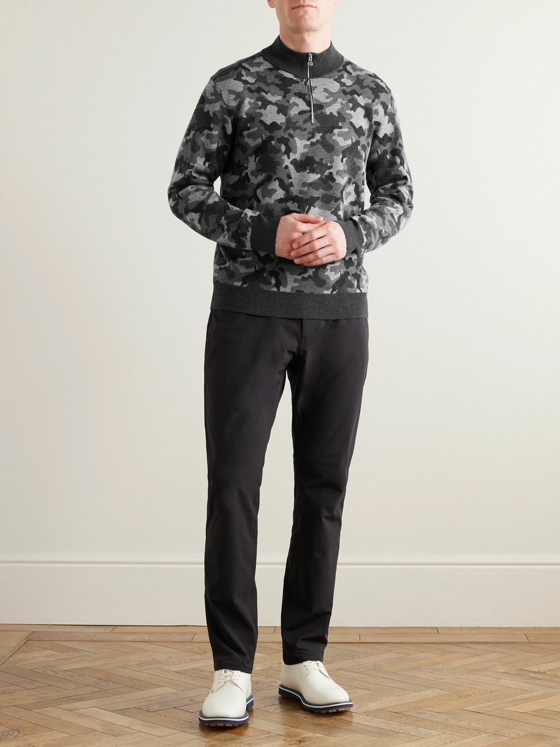 G/Fore | Cooling Cotton Qtr Zip Sweater (2 Colors)