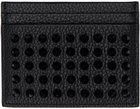 Christian Louboutin Black Stud Kios Card Holder