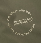 Helmut Lang - Logo-Print Recycled Shell Jacket - Army green