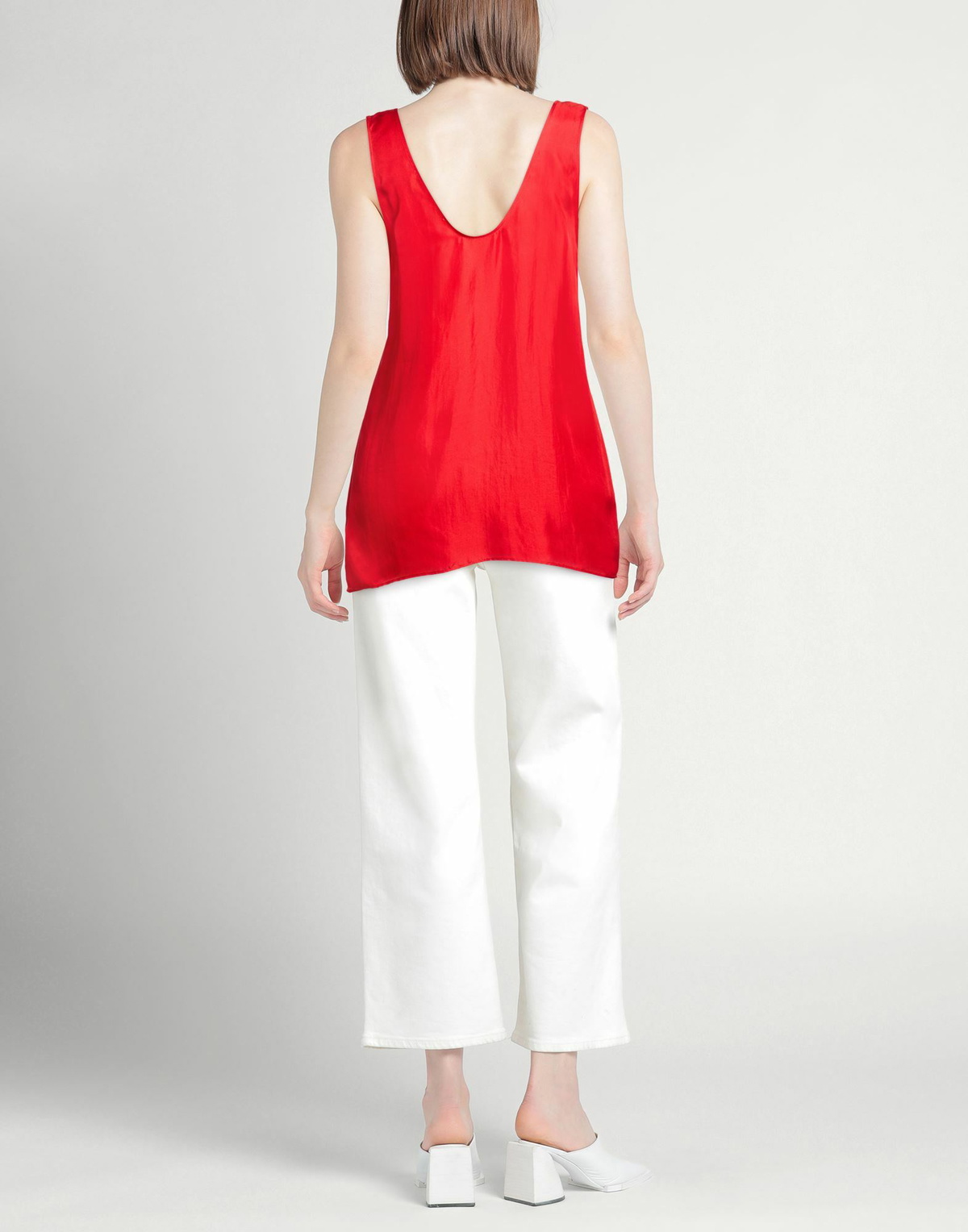 Another Tomorrow Womens Top in Red