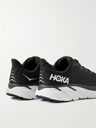 Hoka One One - Clifton 8 Rubber-Trimmed Mesh Running Sneakers - Black