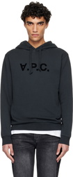 A.P.C. Black Standard Grand 'VPC' Hoodie