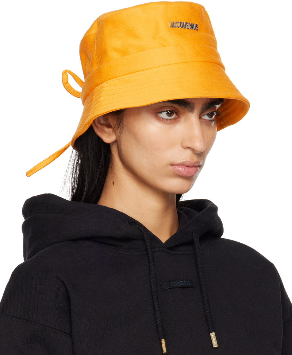 Jacquemus Orange 'Le bob Gadjo' Bucket Hat Jacquemus