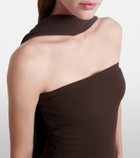 Solace London Martine scarf-detail cocktail dress