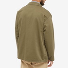 Beams Plus Men's Herringbone Chore Jacket in Olive