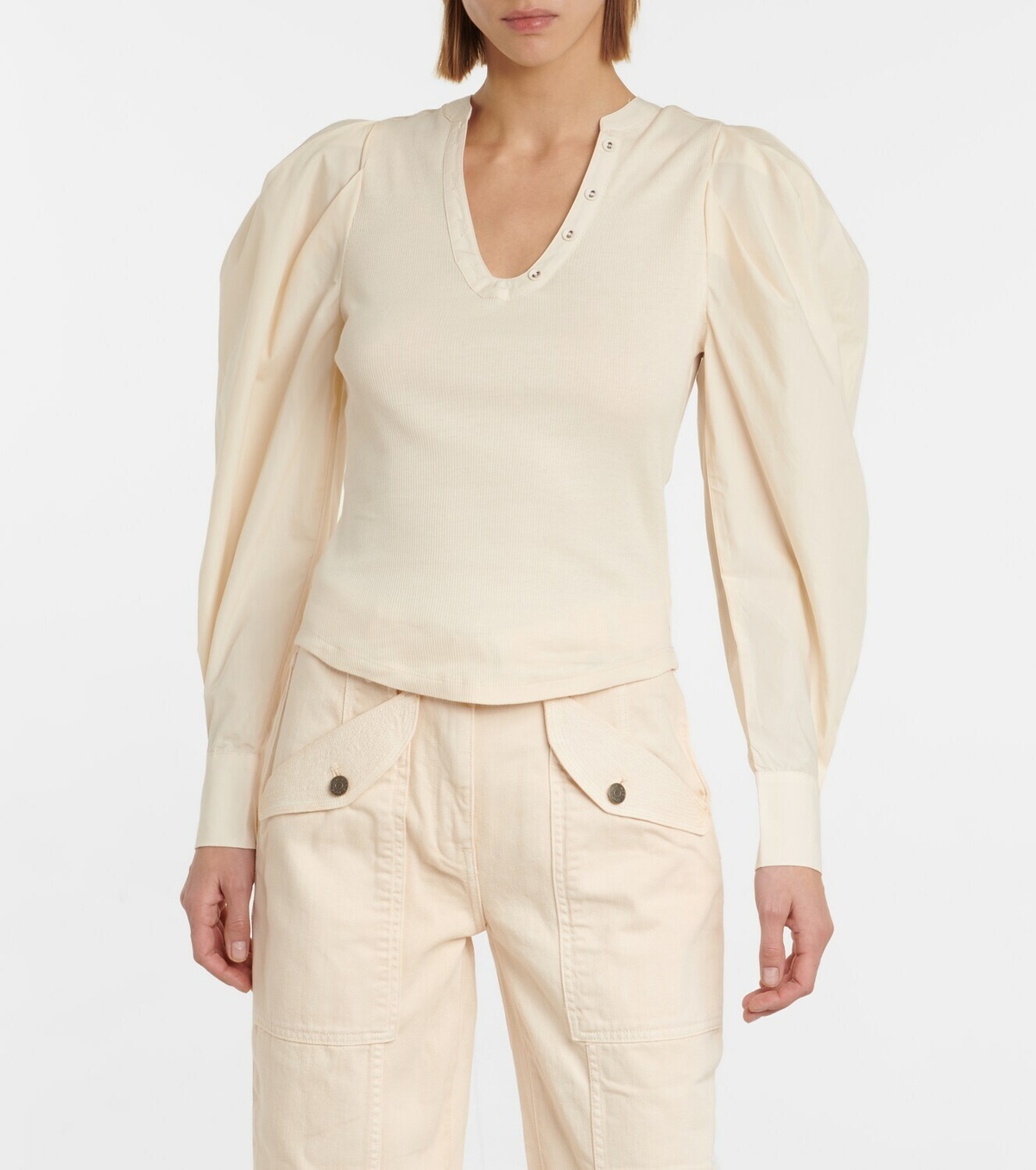 Ulla Johnson Long-sleeved V-neck top
