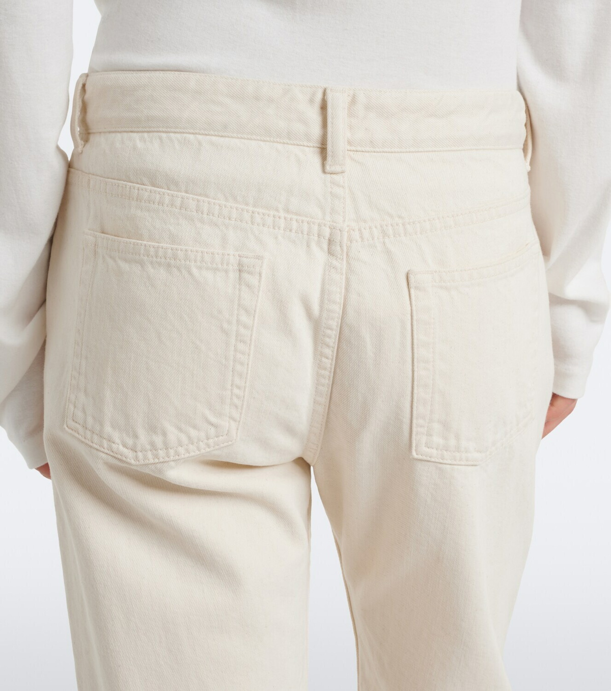 The Row Riaco mid-rise straight jeans