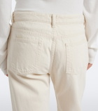 The Row Riaco mid-rise straight jeans