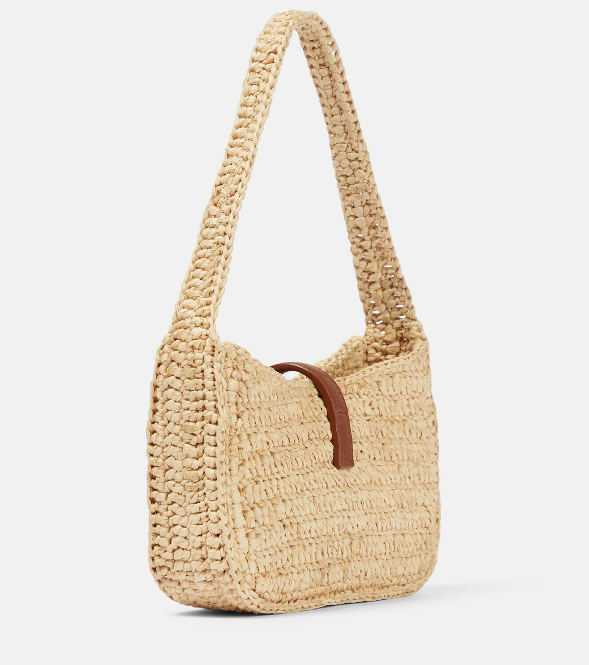 【送料込】SAINT LAURENT LE 5 A 7 ミニ ラフィア バッグ Saint Laurent Mini Le 5 à 7 Raffia Hobo | Nordstrom