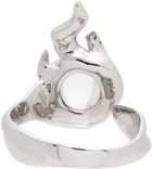 Alan Crocetti Silver & Green Ember Ring