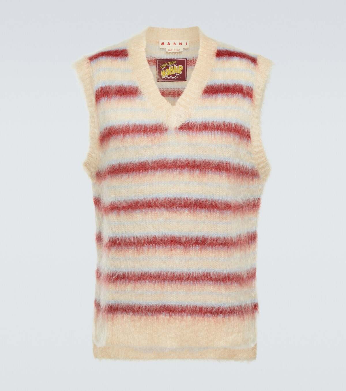 Marni Striped wool-blend vest