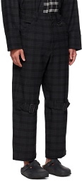 AïE Black & Gray PTB Trousers