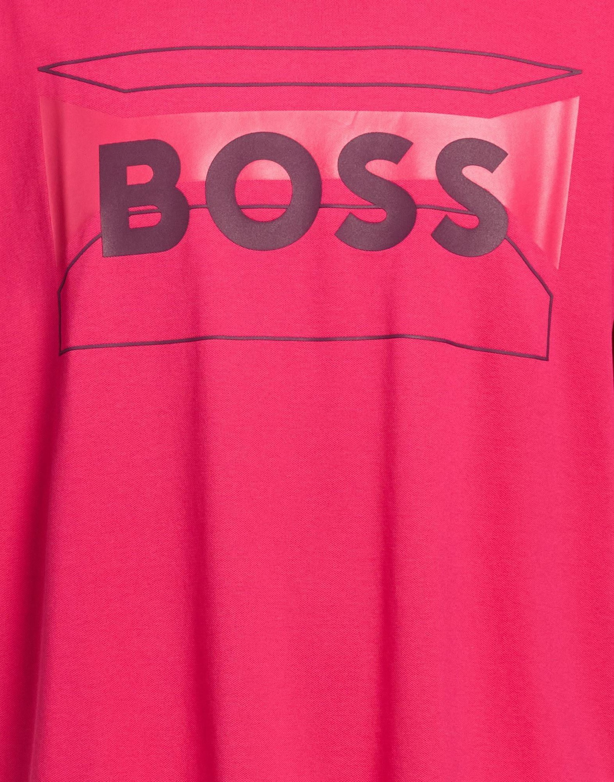 Boss Mens T-shirt Garnet