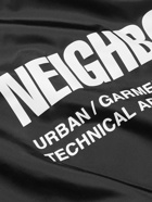 Neighborhood - Appliquéd Logo-Print Shell Coach Jacket - Black